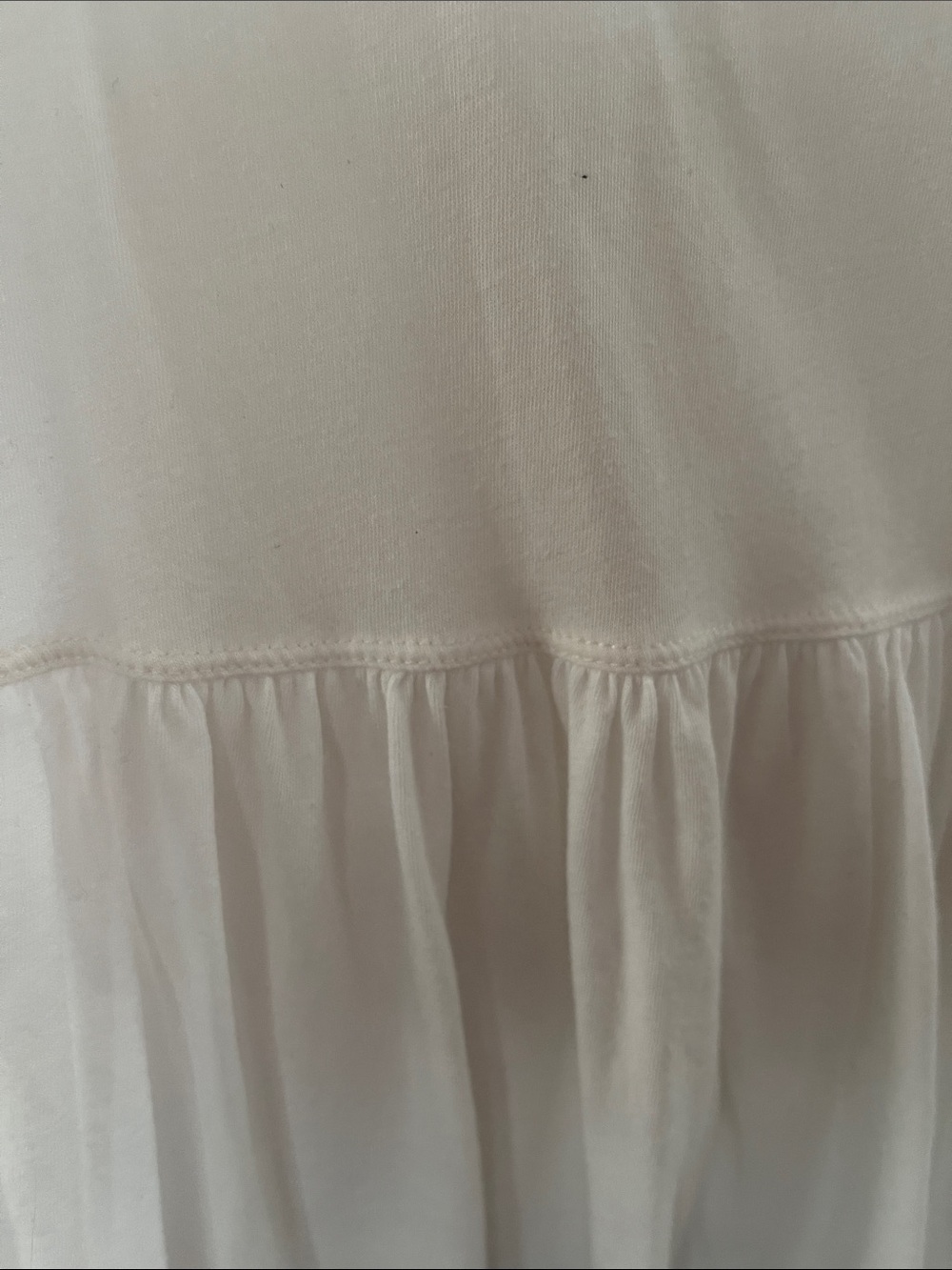 Free People White Ruffle-Hem Tank - Picture 3 of 5